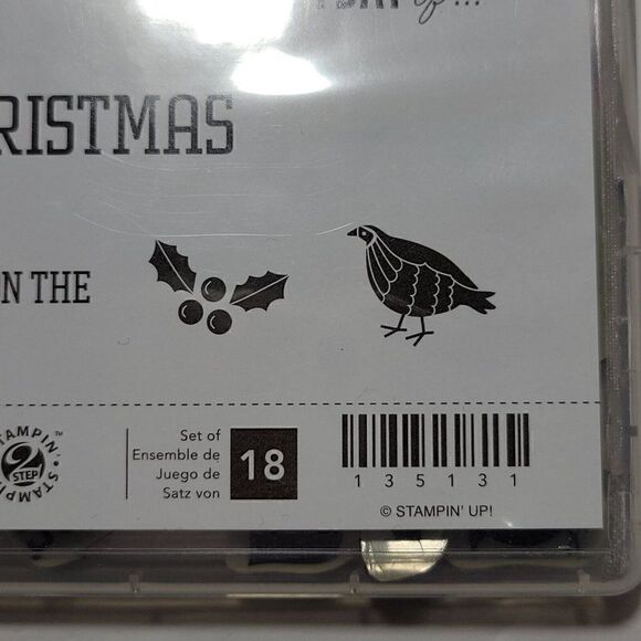 Stampin' Up Rubber Mount Stamp Sets 12 Days of Christmas & Watercolor Winter Too - Picture 10 of 12